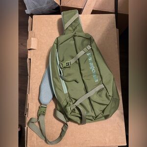 Patagonia Olive Green Sling Backpack
